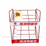 Small Noodle Tabletop Display Rack Countertop Metal Wire Pasta Shelf