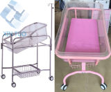 Moveable Stainless Steel Metal Kids Baby Hospital Cot Bed