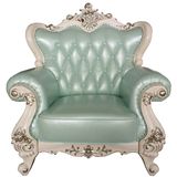 New Arrival China Ciff Office Furniture Fair Royal Style Leather Sofa (004-2)