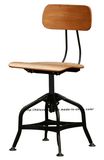 Replica Industrial Dining Vintage Toledo Wooden Chairs Bar Stools