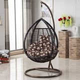 Chromatic Factory Outdoor Swing, Rattan Furniture, Indoor Egg Hanging Chair (D008)