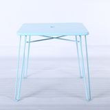 China New Arrival Square Metal Steel Cafe Table Furniture (SP-RT566)