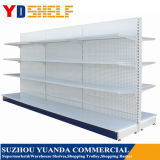 Double Sided Metal Supermarket Perforated Shelving