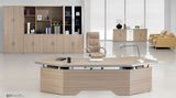 L Shape Big Size Office Furniture Executive Boss Manager Office Table (CM-003)