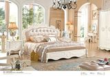 Europe Style Leather Bedroom Furniture with Dresser (6006)