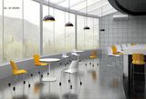 Movable Plastic Stacking Garden Dining Canteen Restaurant Chair