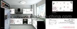 European Style Kitchen Cabinet With UV High Glossy Color Painting Board (ZH-C856)
