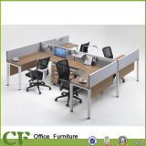 L Shape 4 Person Free Combination MFC Office Screen Table (LQ-CD0928)