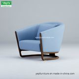 Genuine Leather Blue Sofa for Sitting Room (YS086A1)