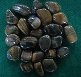 Size2.5-5cm High Polished Tiger Skin Pebble Stone for Garden Landscaping
