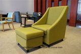 Single Inflatable Sofa Footstool Siesta Deck Chair Recreational Chair