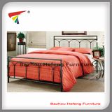 New Design Metal Double Bed for Bedroom (HF037)