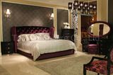 European Modern Bedroom Furniture Solid Wood Bed