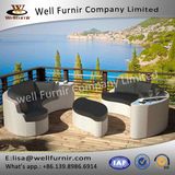Well Furnir T-058 3 Part Rattan Garden Furniture Special Design Sofa Set