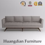 Nordic Style Living Room Furniture Solid Wood Frame Fabric Sofa (HD456)