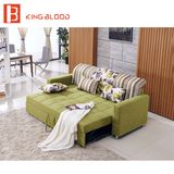 Cheap Price L Shape Corner Modern Sofa Cum Bed with Storage Boxs
