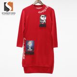 Fashion Pullover Long Line Ladies Knit Cardigan Sweaters