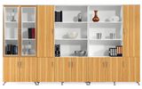 Free Combination Big Wooden Corner Office Bookcase