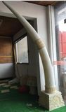 Ivory Style Figure Animal Statue Stone Sculpture