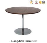 Solid Wood Edging Round Dining Table for Restaurant (HD881)