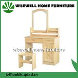 Pine Wood Mirrored Furniture with Cabinet (W-LZ-510)