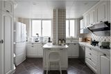 2017 New Design White Solid Wood Kitchen Cabinet Furniture Yb-1706004