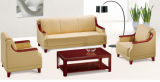 Elegant Office or Lobby or Lounge Area Leather Sofa (SF-1043)
