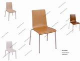 Iron Dining Bent Wood Chair (WD-06004)