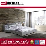 Grey Color Leather Bed for Bedroom Use (FB8128)