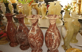Vase for Home Decorate Borwn Marble Onyx Vase Home Decor