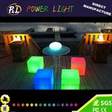 RGB 16 Colors Changing Illuminated Plastic LED Cube