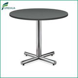 Low Cost Round Black HPL Laminate Table for School