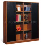 Two Doors Wooden File Cabinet Bookcase (SZ-FC012)