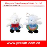Christmas Decoration (ZY14Y696-1-2) Christmas Stuffed Sheep Toy Handmade Craft
