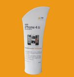 Fabric Graphic Banner Display with Oblique Top