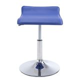 Contemporary Chrome Air Lift Adjustable Swivel Club Bar Stools