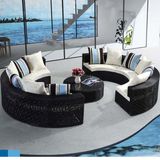 Circular Outdoor Sofa Garden Sofa Wicker Furniture Rattan Sofa Outdoor Furniture S212