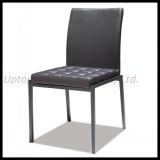 Black Armless Dining Leather Restaurant Chair (SP-LC272)