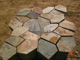 Rusty Crazy Flagstone Mats Slate for Flooring Tile