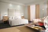 Simple Europe Design Economic Class White Color Laminated Hotel Bedroom Furniture