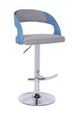 Modern Wooden Fabric Leisure Dining Hydraulic Bar Stools