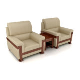 Office Furniture Single Seat Fabric Sofa