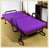 Queen Size Bi-Fold Folding Platform Metal Bed Frame (190*120CM)
