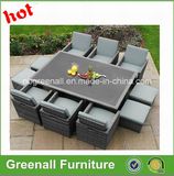 6 Persons Dining Cube Rattan Outdoor Furniture Set