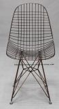 Replica Metal Restaurant Knock Down Copper Wire Eames Side Chair