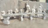 Antique Stone Marble Garden Bench for Park Decoration (QTC037)