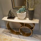 Marble Metaphysical Table Stainless Steel Coffee Table