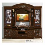 Chinese Antique Wood Center TV Cabinet for Home