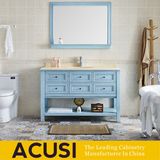 Solid Wood Modern Style Mirror Wooden Wooden Bathroom Cabinet (ACS1-W77)