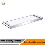 Elegant Stainless Steel Glass Shelf for Bathroom Accessories